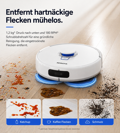 Reinova™ SmartClean 3-in-1 – Automatische Reinigung auf Knopfdruck